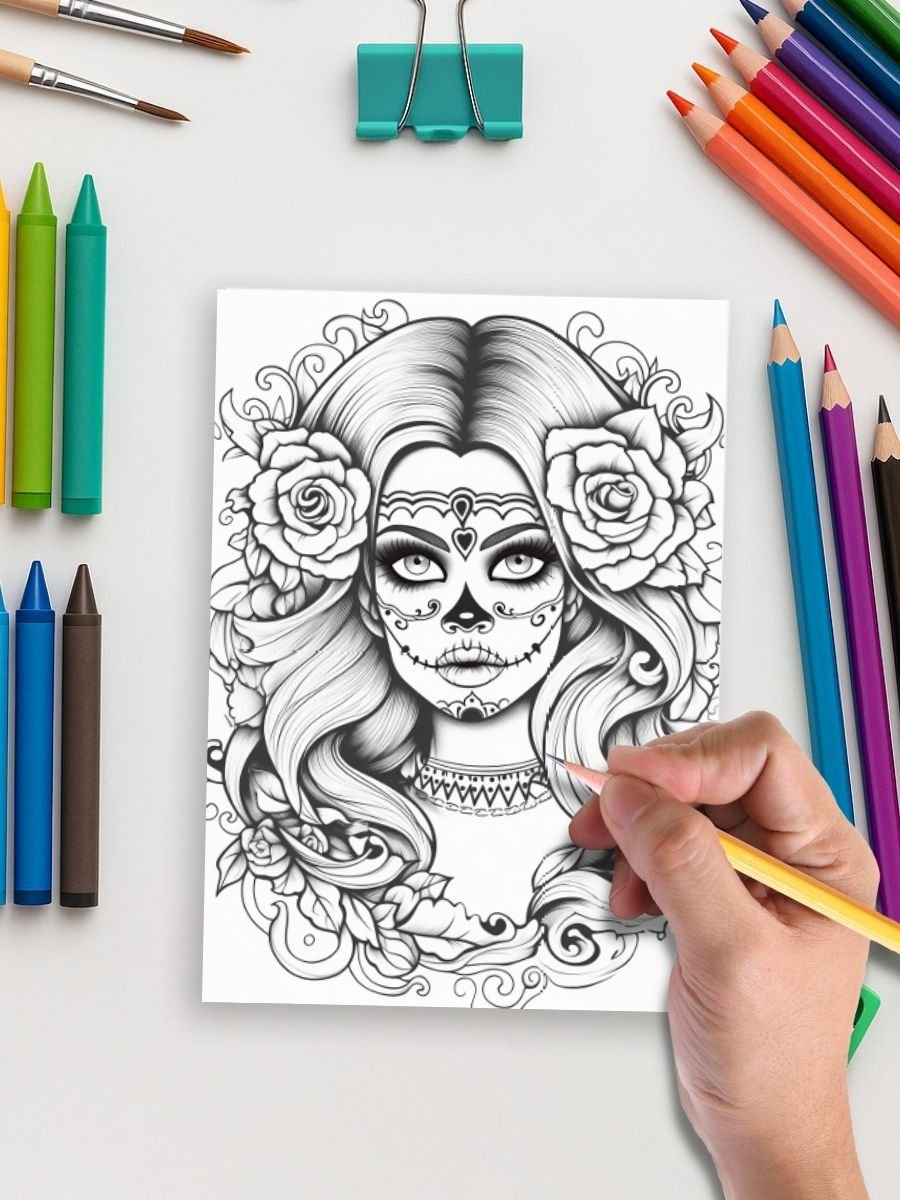 Ink & Impressions – 264 Tattoo Coloring Pages - Image 5