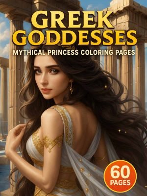 Greek Goddesses – 60 Mythical Princess Coloring Pages