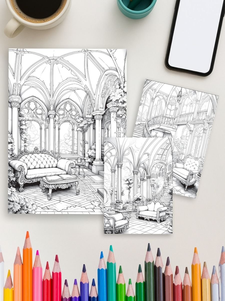 Fantasia Rooms – 50 Fantasy Interior Design Pages - Image 4