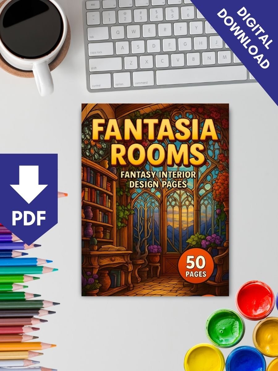 Fantasia Rooms – 50 Fantasy Interior Design Pages - Image 2
